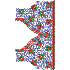10289 Blouse Embroidery Design