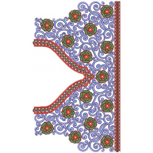 10289 Blouse Embroidery Design