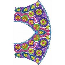 V Neck Blouse Embroidery