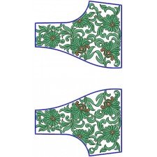 10622 Blouse Embroidery Design