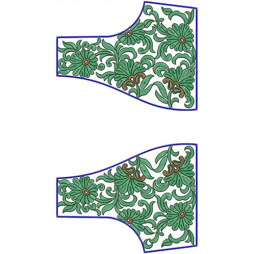 10622 Blouse Embroidery Design