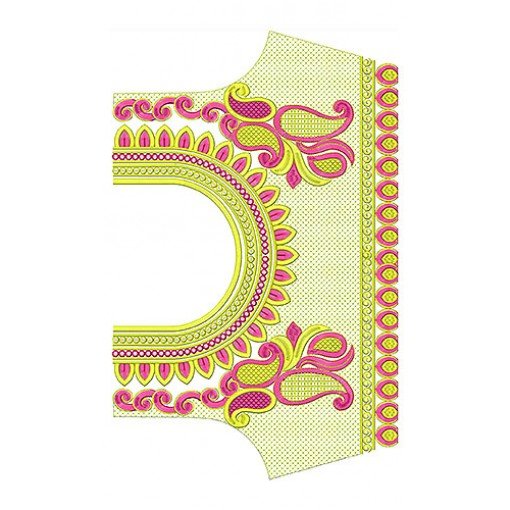 10623 Blouse Embroidery Design