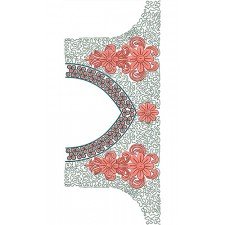 10624 Blouse Embroidery Design