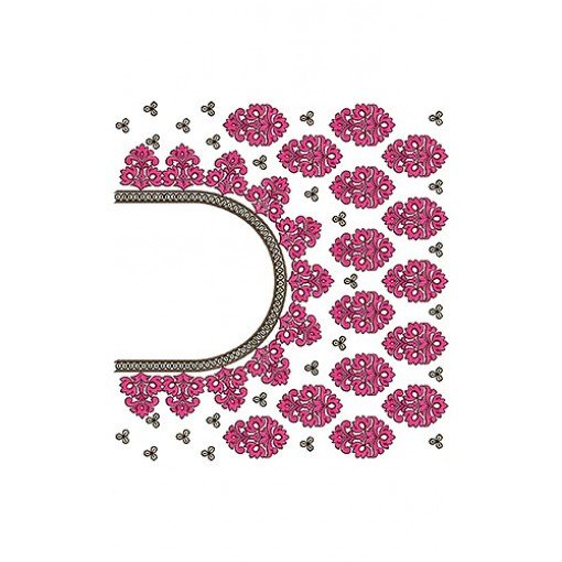 10631 Blouse Embroidery Design