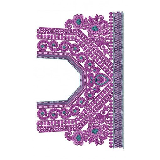 10739 Blouse Embroidery Design
