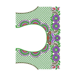 Blouse Embroidery Design 11002