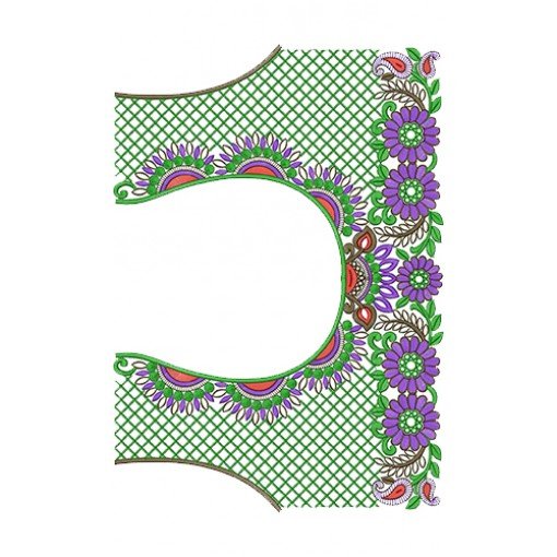 Blouse Embroidery Design 11002