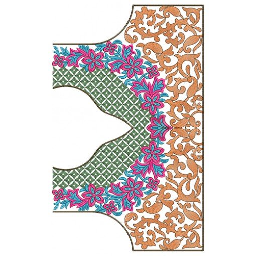 11122 Blouse Embroidery Design