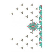 5 MM Sequins Peasant Blouse Embroidery