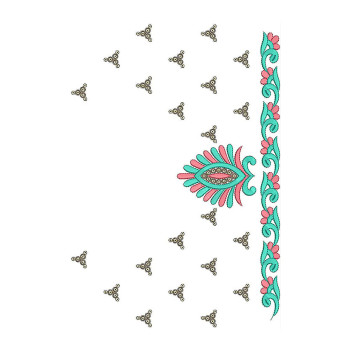 5 MM Sequins Peasant Blouse Embroidery