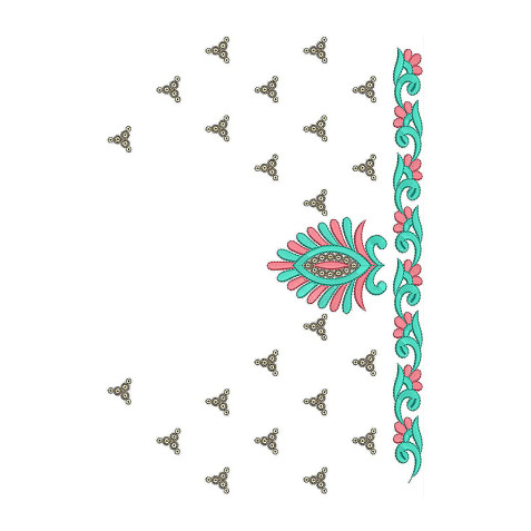 5 MM Sequins Peasant Blouse Embroidery