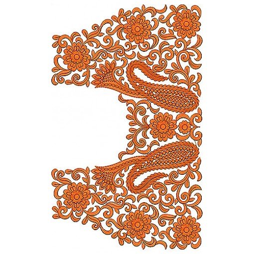 Crochet Cutwork Blouse Embroidery Design