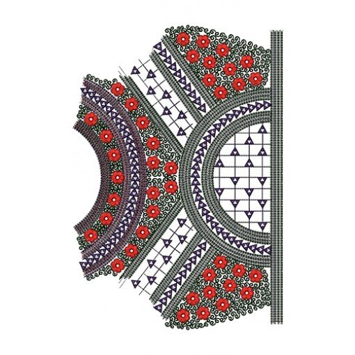 Full Blouse Machine Embroidery Design