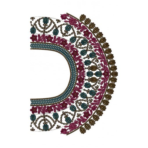 Machine Embroidery Design  For Blouse 13831