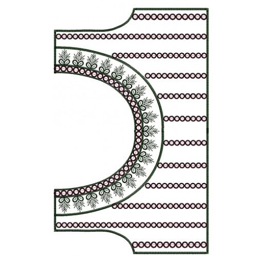 Latest Blouse Embroidery Design 13847