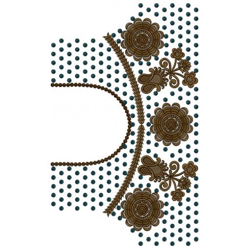 Embroidery Blouse Design For Lehenga