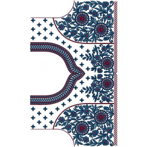 Cool Embroidery Blouse Pattern 14014