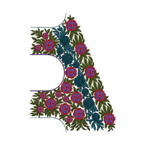Computer Embroidery Blouse Designs 14015