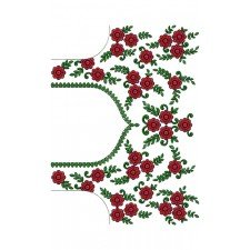 Embroidery Machine Blouse Pattern 14343