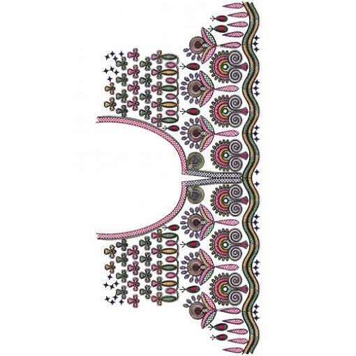 Fashion Women Blouse Embroidery Design 14879