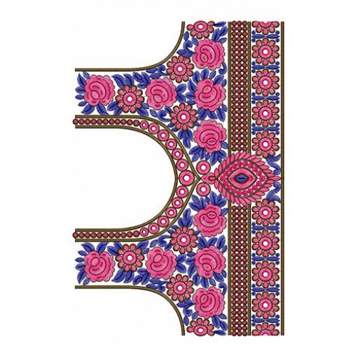 Chennai Blouse Embroidery Design 15413