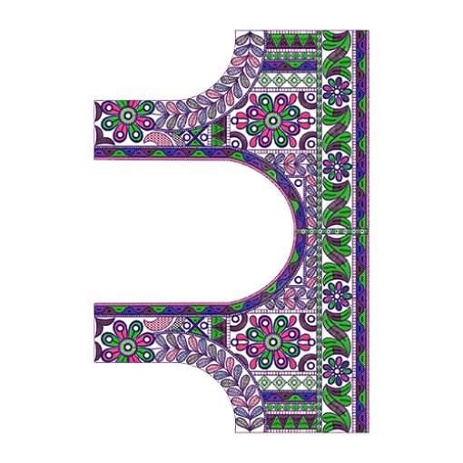 Traditional Kutch Work Embroidery Design 15645