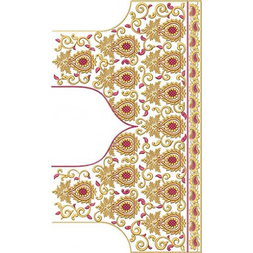 BollyWood Blouse Embroidery Design 16346
