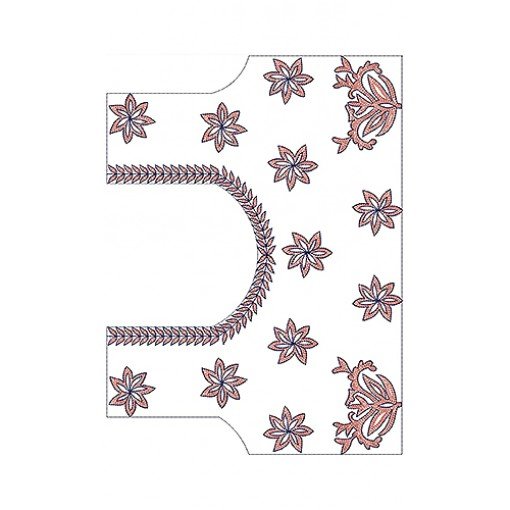 New Blouse Embroidery Design 18862
