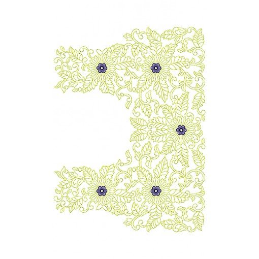 3mm Sequins Run Stitch Blouse Design 18863