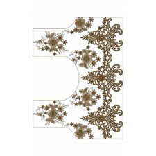 New Blouse Embroidery Design 19115