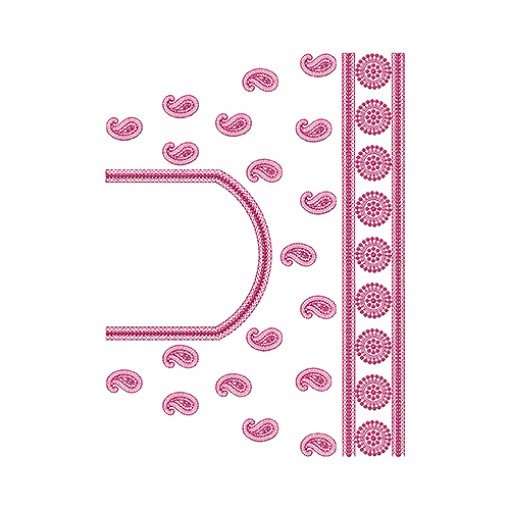 New Blouse Embroidery Design 19116