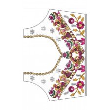 New Blouse Embroidery Design 19755