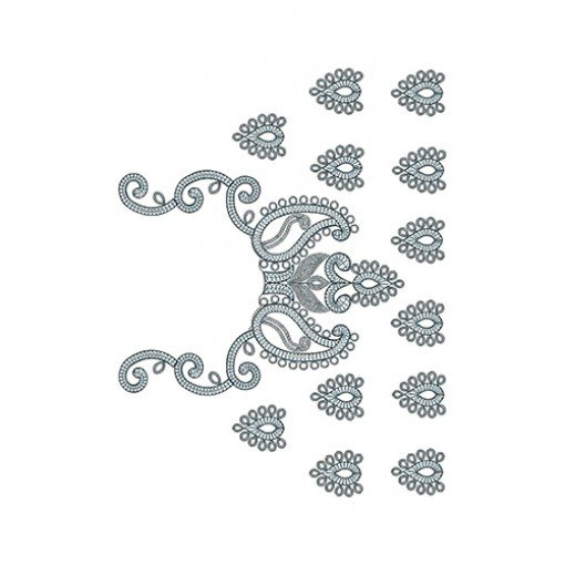 New Blouse Embroidery Design 19756