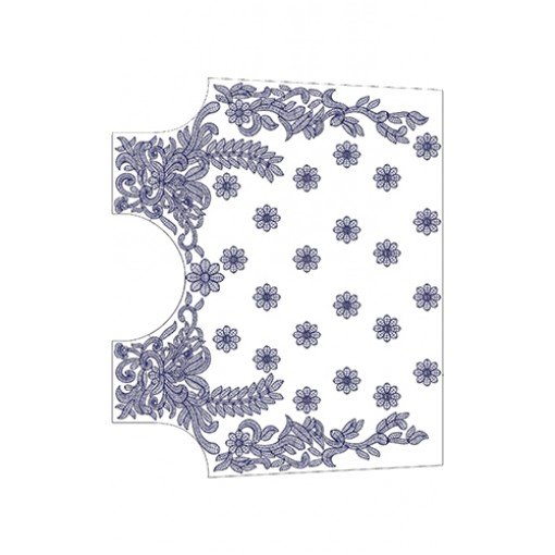New Blouse Embroidery Design 20156