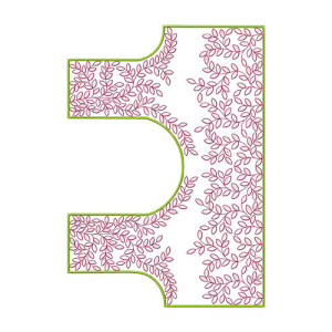 Small Leaf Embroidery Design 21150