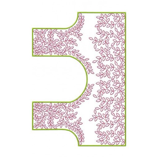 Small Leaf Embroidery Design 21150