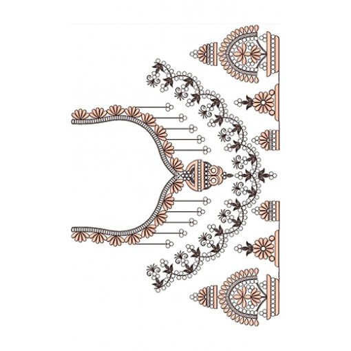 Mind Blowing Bridal Embroidery Blouse 21424