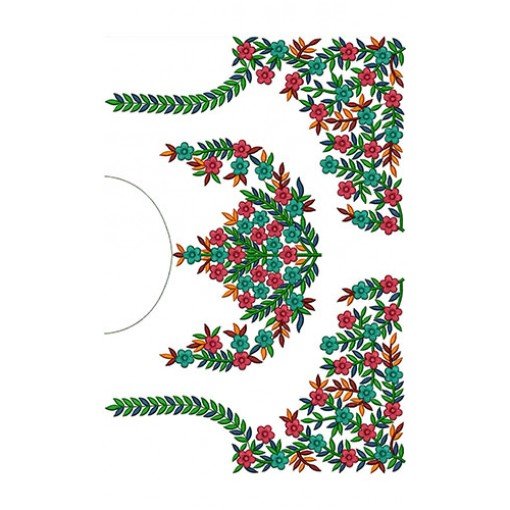 Flower Embroidery Designs For Blouse 21563