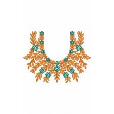 Neck Embroidery Design 21676