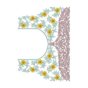 Current French Fashion Embroidery Design 21691