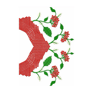Blouse Neck Embroidery Design 21693