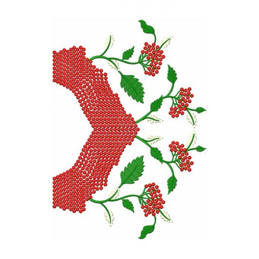 Blouse Neck Embroidery Design 21693