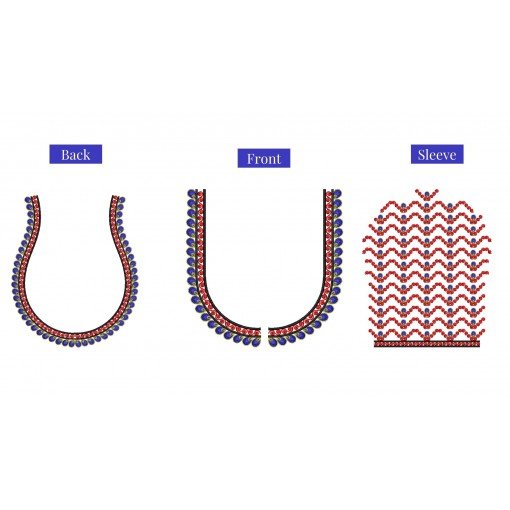 Embroidery Design For Blouse With Sleeves Embroidery Design For Blouse With Sleeves