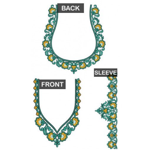 Only DST Latest Blouse Embroidery Design 22423 Only DST Latest Blouse Embroidery Design 22423
