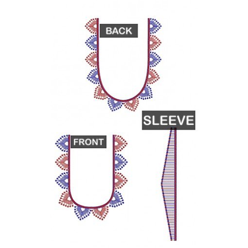 Blouse Embroidery Design 22424