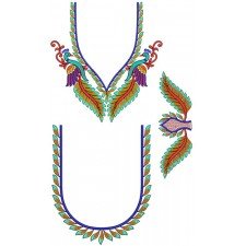 Peacock Blouse Embroidery Design 22429 Peacock Blouse Embroidery Design 22429
