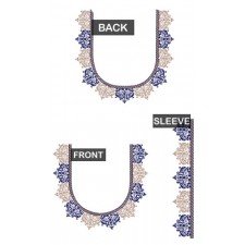 Wedding Inspired Blouse Embroidery Design 22801
