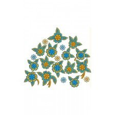 Women Mexican Blouse Embroidery Design 24580