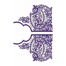 Full Cording Embroidery Blouse Design 2876 Full Cording Embroidery Blouse Design 2876