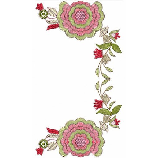 Small Size Blouse Embroidery Design 30424